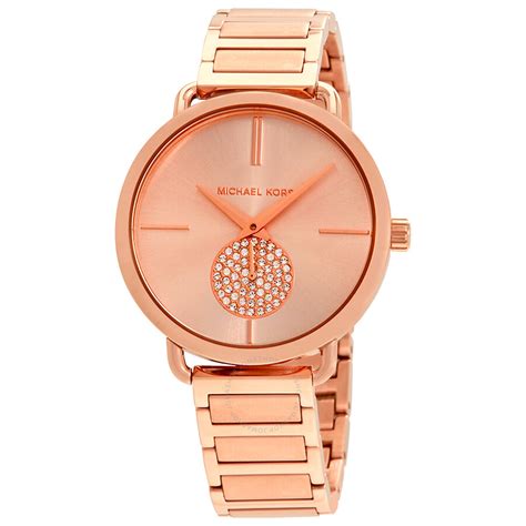 michael kors portia ladies watch|Michael Kors Portia Rose Gold Stainless Steel Quartz Watch .